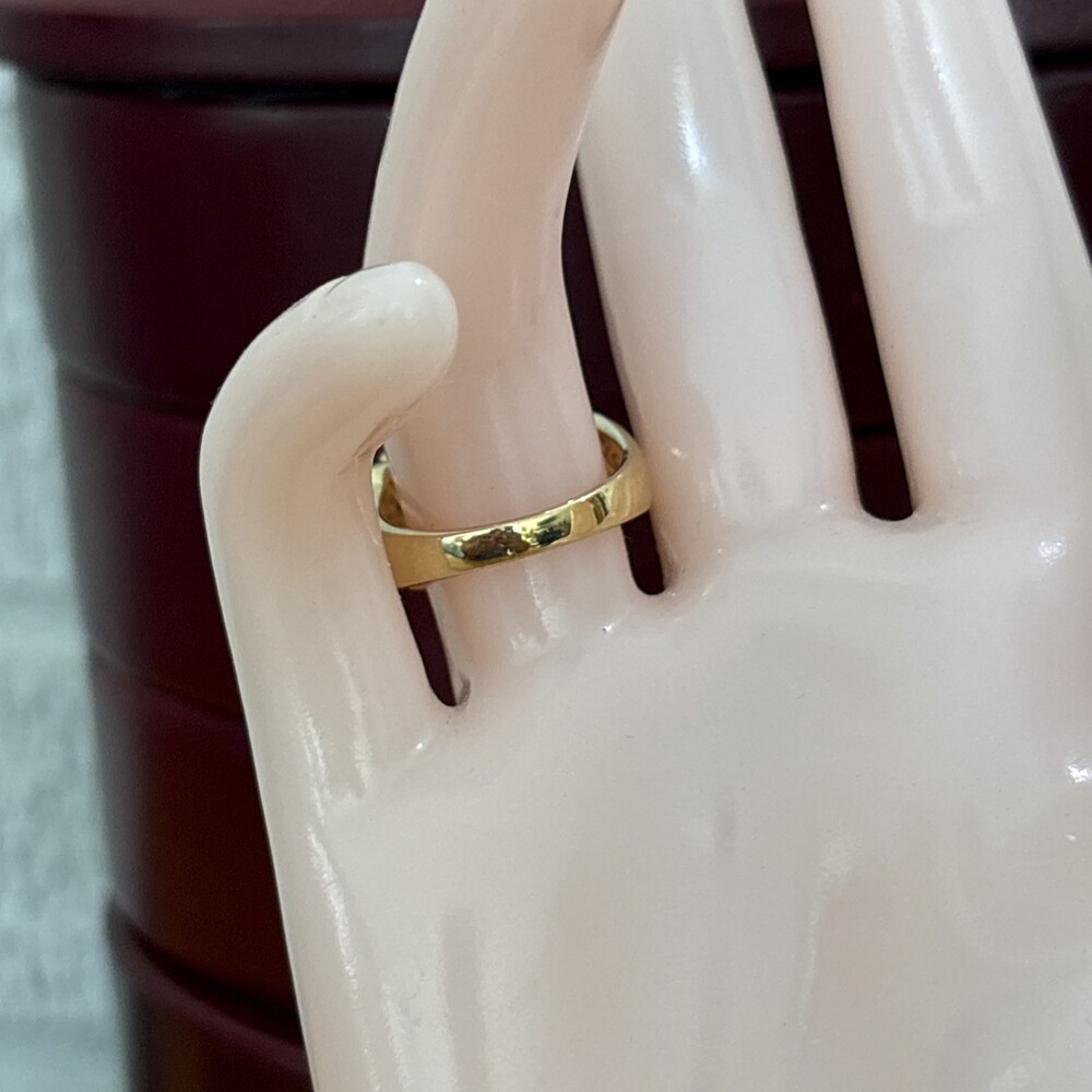 1/2 tcw Gold over Sterling Silver Genuine Diamond Dome Ring Channel Set Size 7 - Picture 6 of 13